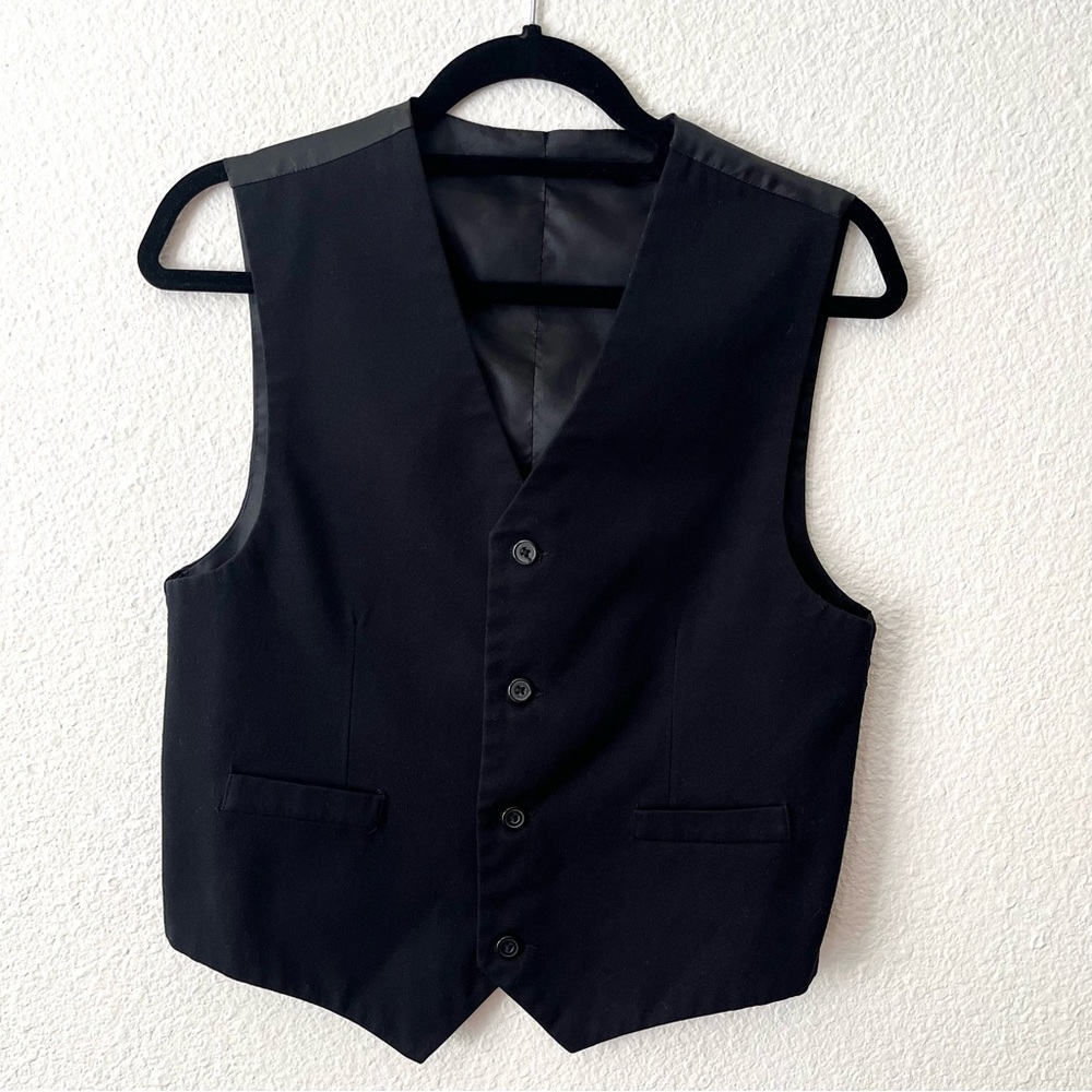 Reversible Youth Black Vest
